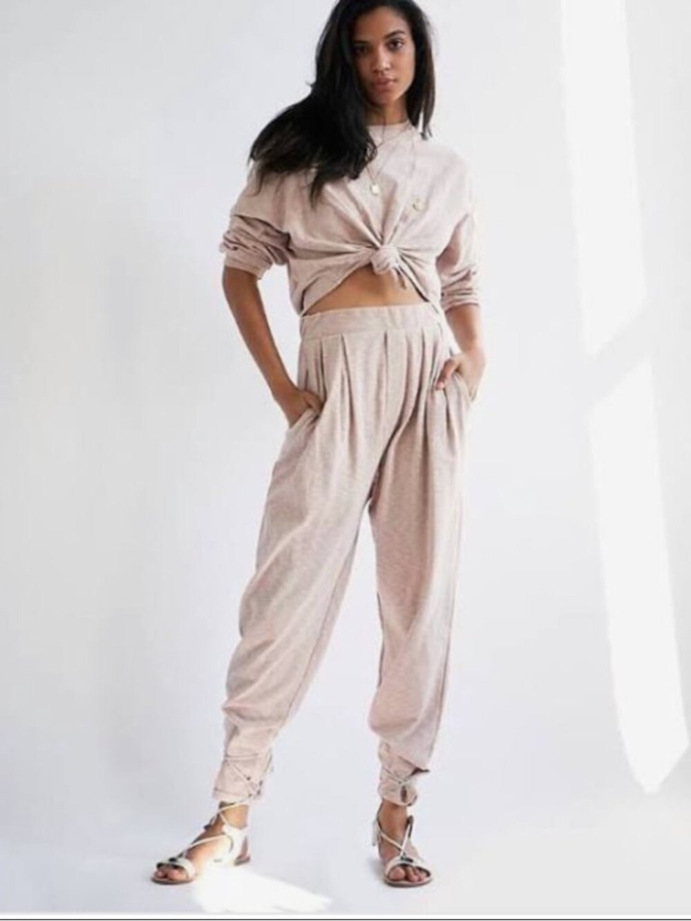 Free People Culver City Set Rose Pearl Small